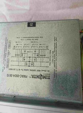 【议价】海德堡TIMONTA滤波器FMAC-0934-3610二手拆