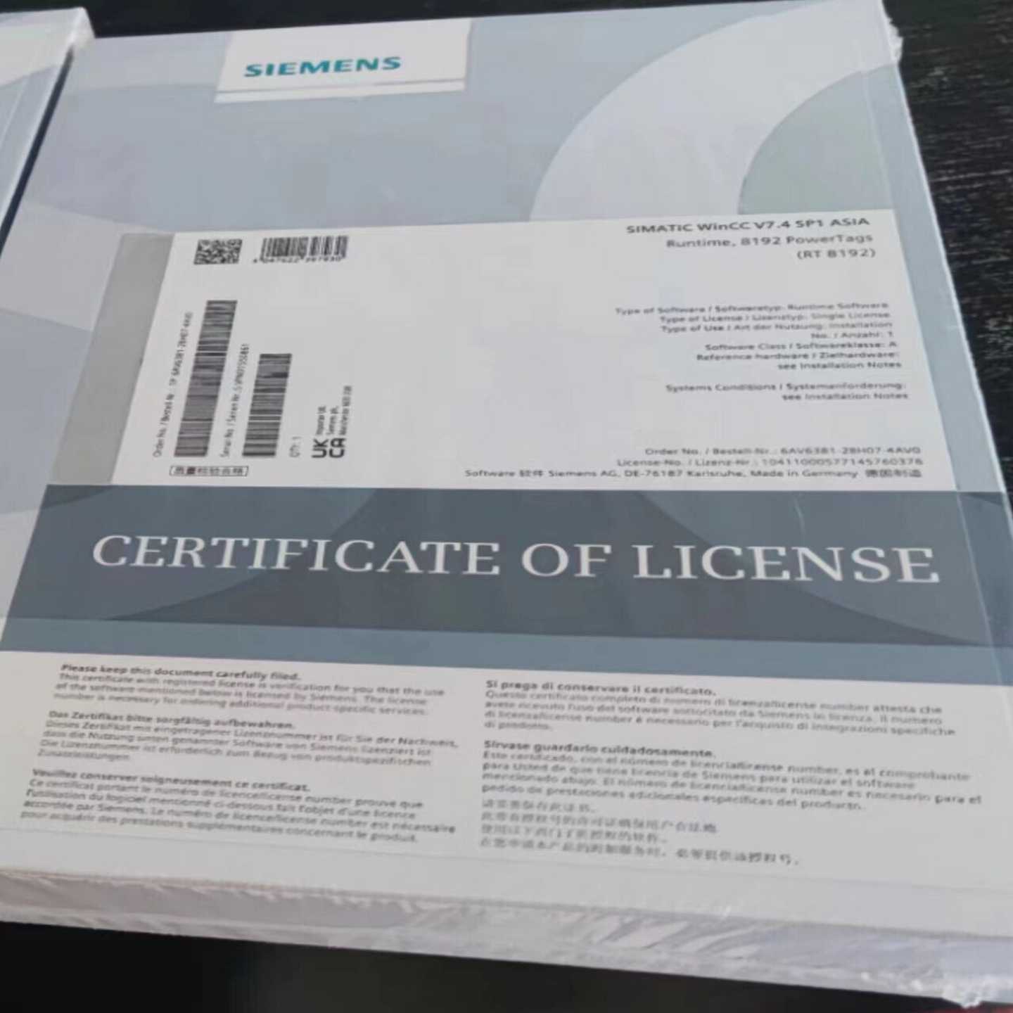 询价~6AV6381-2BH07-5AV0 未使用，包装瑕