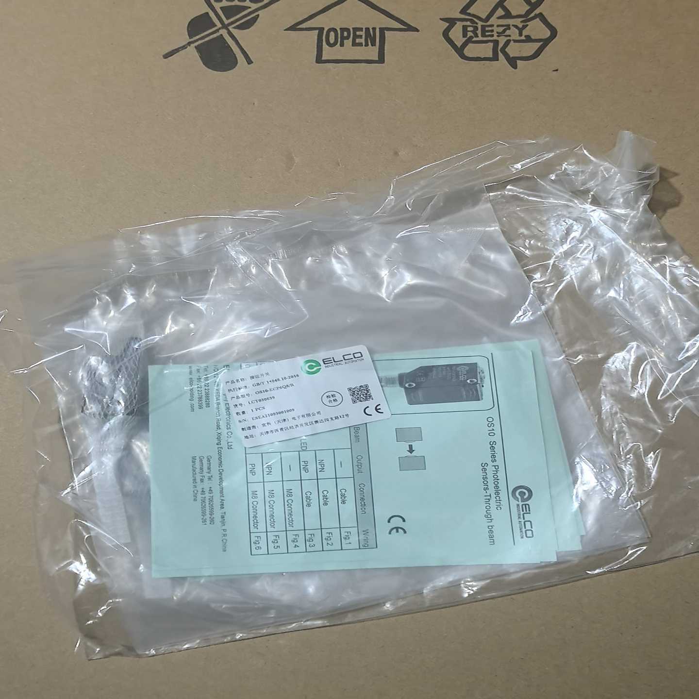 询价~ELCO宜科OS10-ECP6Q8/R光电开关传感器