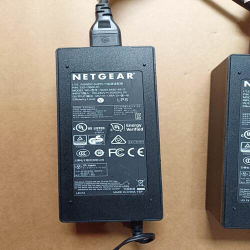 原装NETGEAR网件交换机电源适配器带原装电源 48v