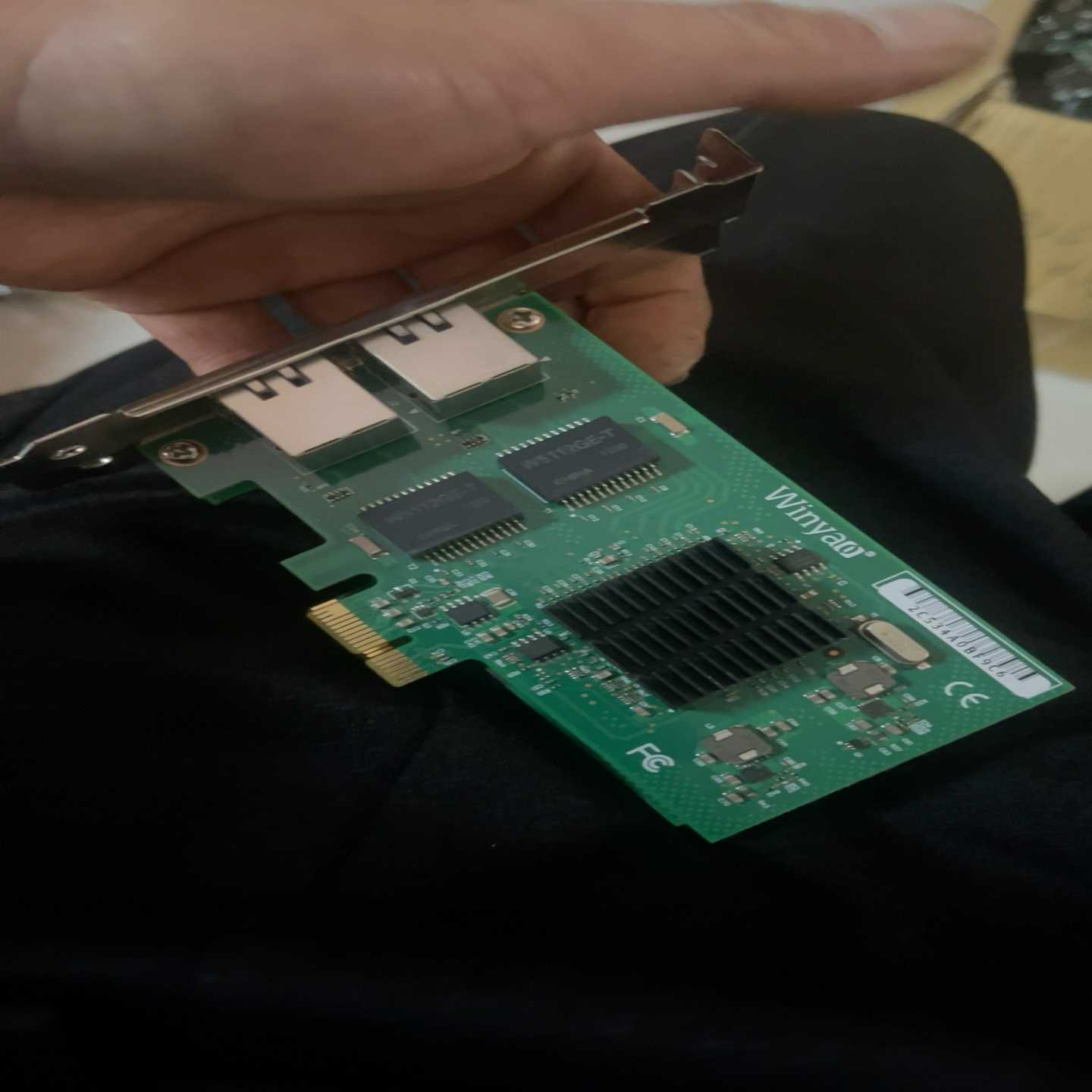WY575T2PCI-eX1双口千兆网卡intel825询价