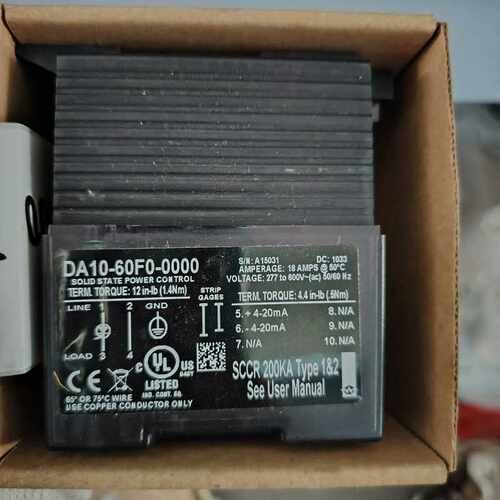 WATLOW瓦特隆DA10-60F0-0000固态继电器~询价