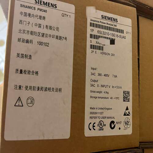 6SL3210-1SE16-0UA0 变频器PM340~询价
