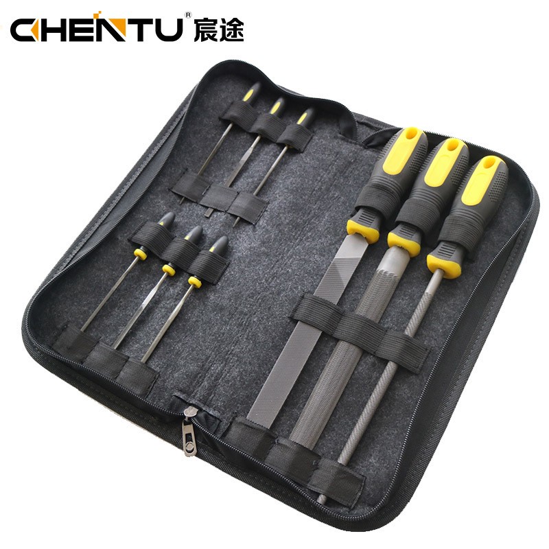 宸途（CHENTU）锉刀套装10pcs钢锉套装8寸3*140小锉刀