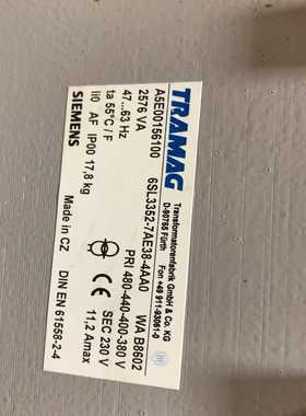 A5E00156100      6SL3352-7AE38