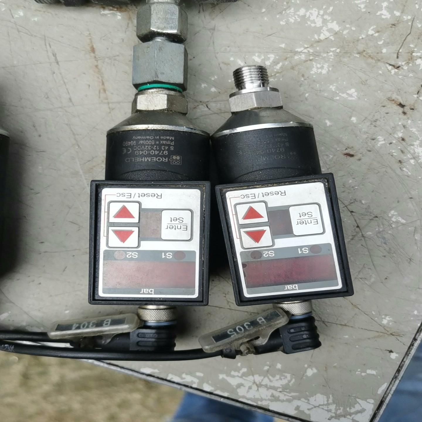 （碧碧商铺）德国罗姆希特ROEMHELD压力传感器，红色9740-049