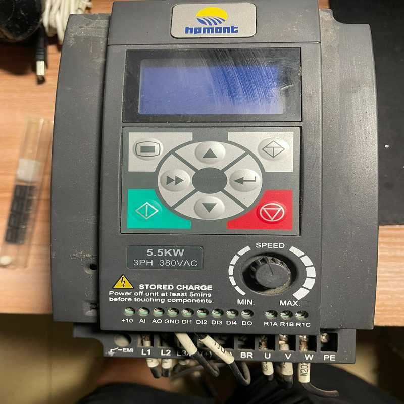 海普蒙特5.5Kw变频器HD09-4T5P5G-S，拆机成色【鑫鑫商铺】