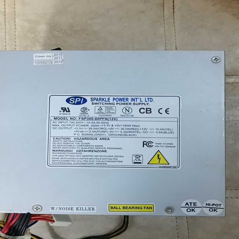全汉SPI FSP300-60PFN（12V）ASM工控机设（地坛设备）