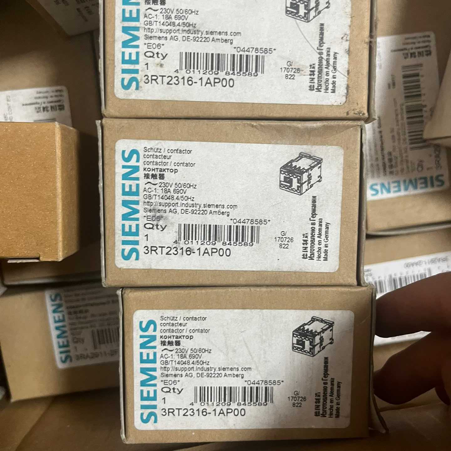 【议价】接触器3RT2316-1AP00就一个裸货适用