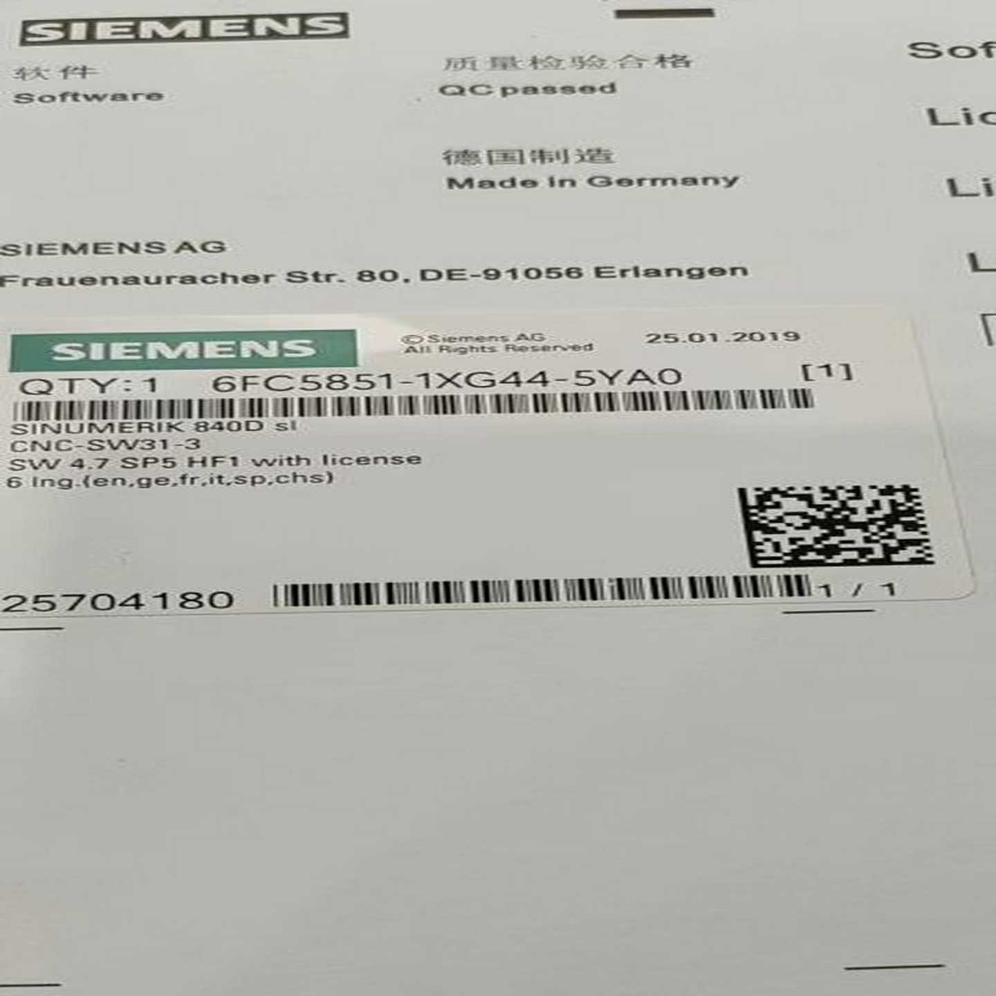 询价全新原装现货现货6FC5851-1XG44-4YA0议价