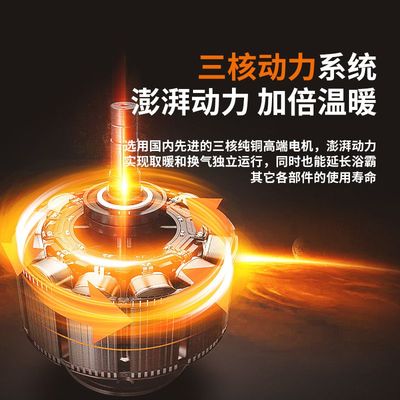 【爆卖20W+】三电机三核双风暖浴