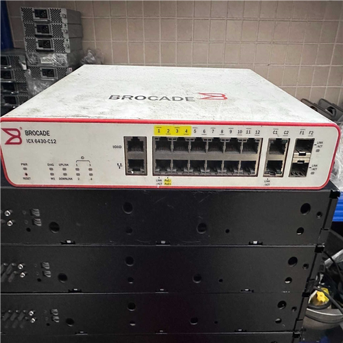 (议价)博科Brocade ICX 6430-C12/PD12以太口