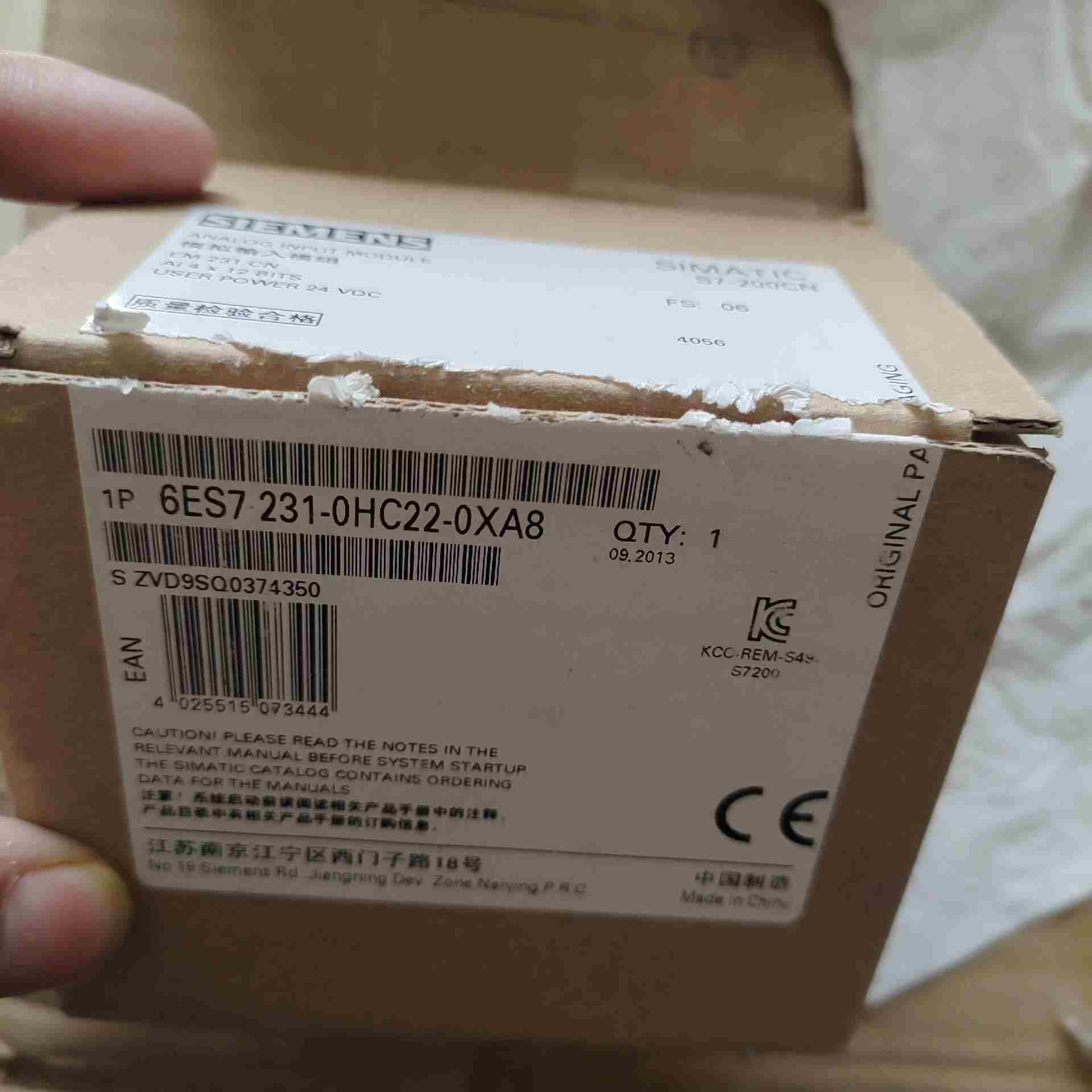 6ES7 231-022-0XA8全新现货，全新正品一个（崽载电子）