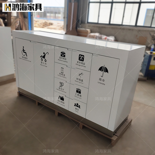 现货银行便民服务柜台烤漆银行家具办公桌社区物业便民服务柜台桌