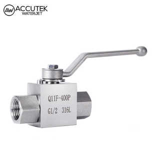 高压316不锈钢球阀 4分高温YJZQ液压内丝直液压通阀门水关2分