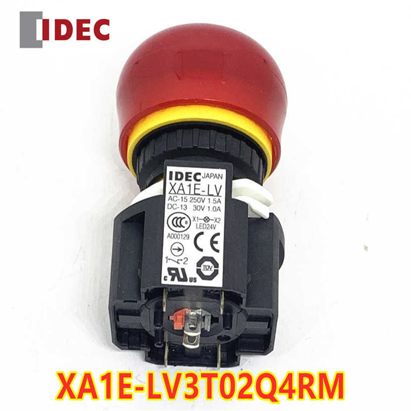IDEC和泉XA1E-LV3T02Q4RM带灯急停2常闭开孔16mm