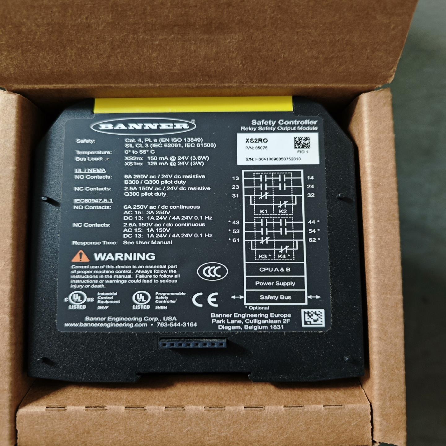 【星慕电子】邦纳BANNER继电器模块XS2rO  议价