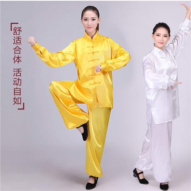 太极服八段锦春夏男女款晨练表演武术服太极拳服装练功服套装包邮
