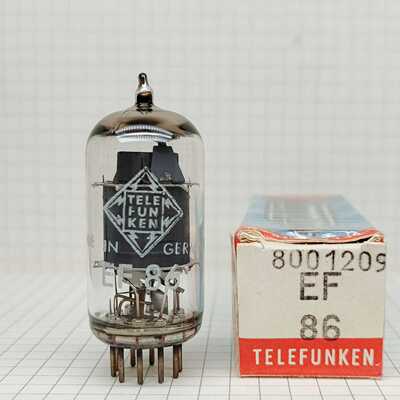 原盒德律风根EF86灰屏电子管一只询价