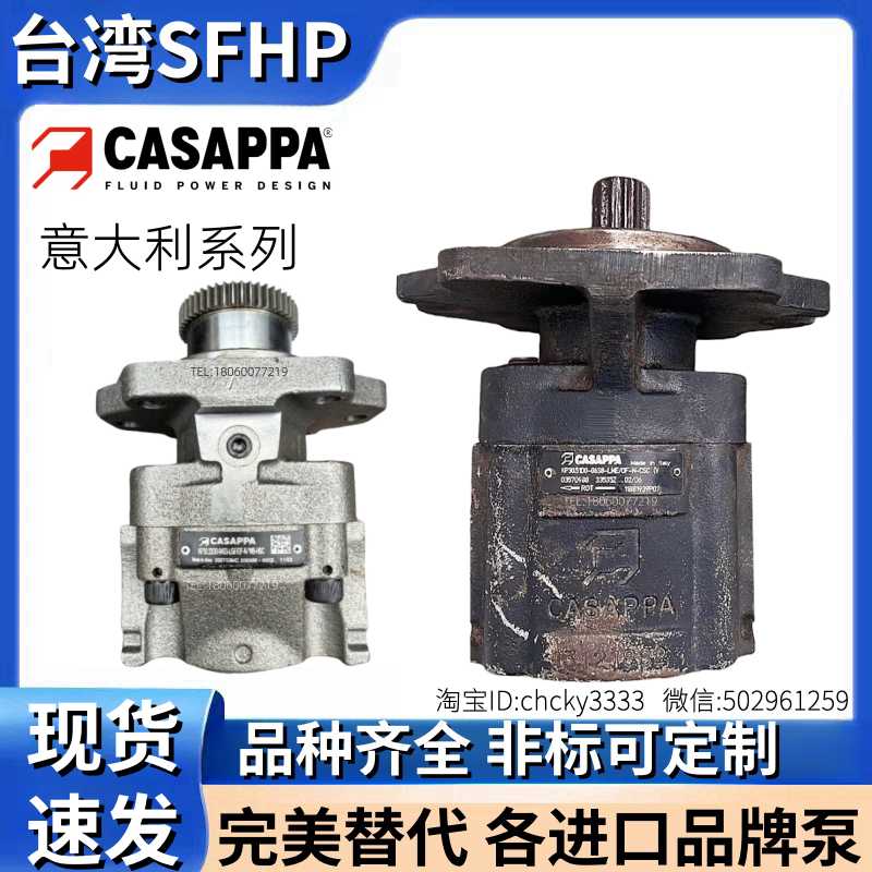意大利CASAPPA液压泵齿轮泵PHM20.16R5 WSP20.14S0-82E2 WSP30