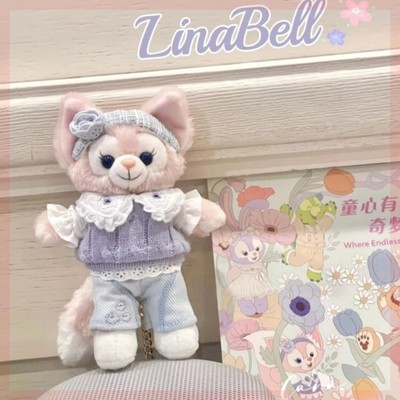 迪士尼春日玲娜贝儿星黛露懒懒达菲雪莉玫饼饼包包挂件钥匙扣公仔