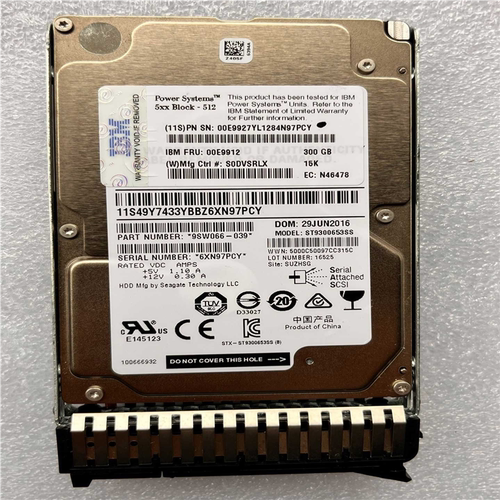 IBM-00E9912 SAS 2.5寸 15K 300GB【侨报商行】