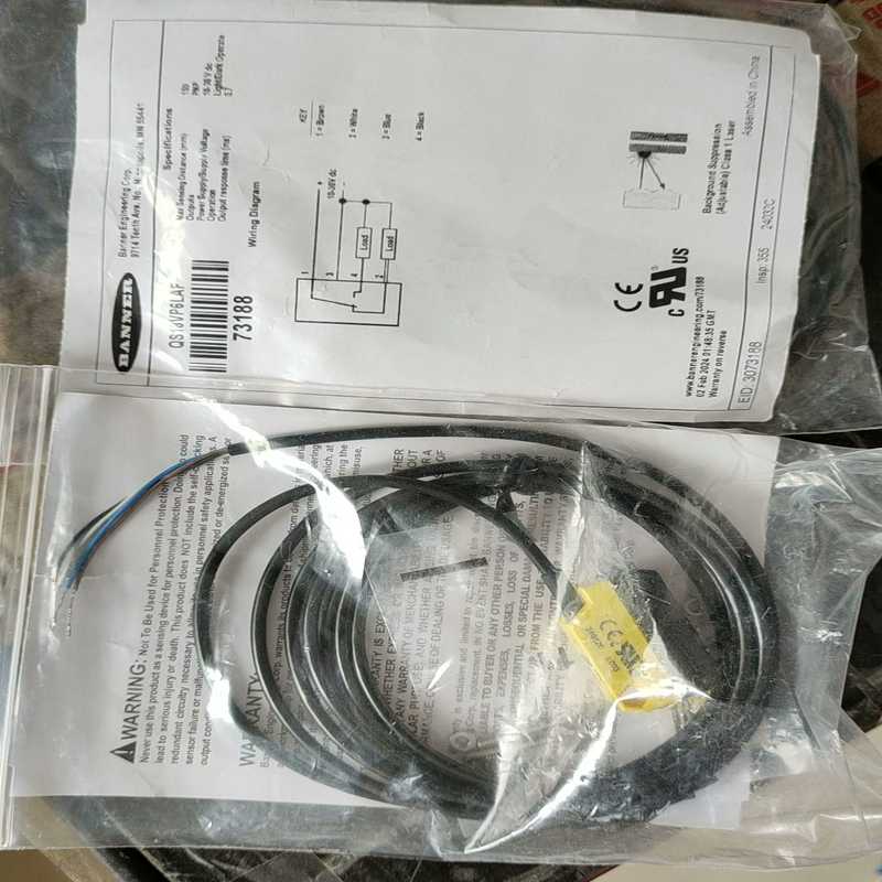 邦纳BANNER光电开关QS18VP6LAF QS18VN6【晟华商行】