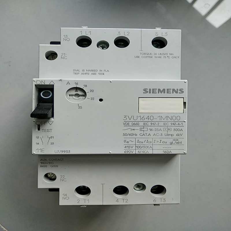 议~低压断路器3VU1640-1MN00