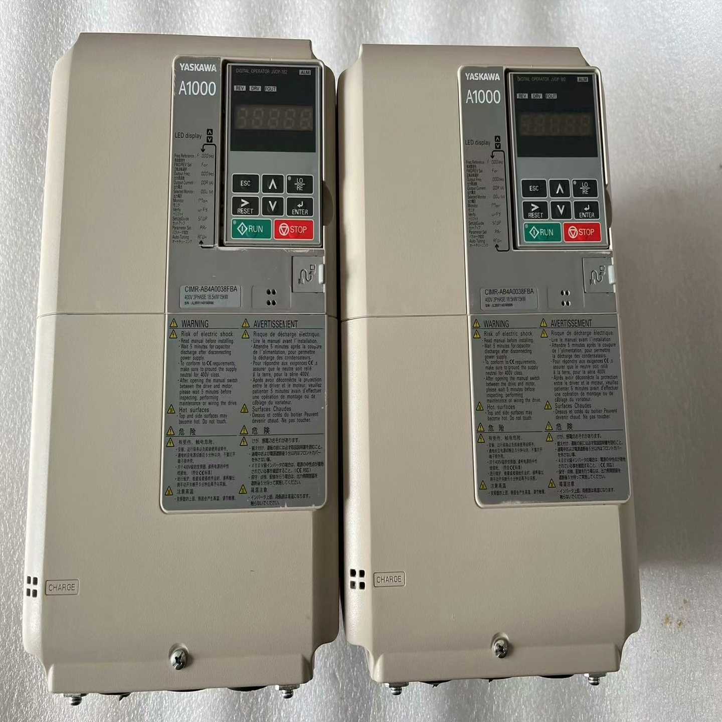 A1000/15KW安川变频CIMR-AB4A0038FBA【博航商行】