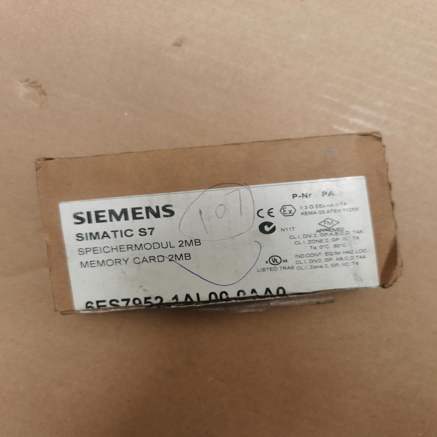 西门子6ES7 952-1AL00-0AA0 2MB内存卡，（崽载电子）