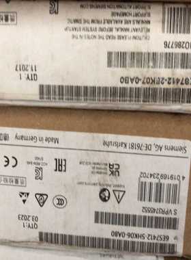 6ES7412-5HK06-OABO未开封，联系询价