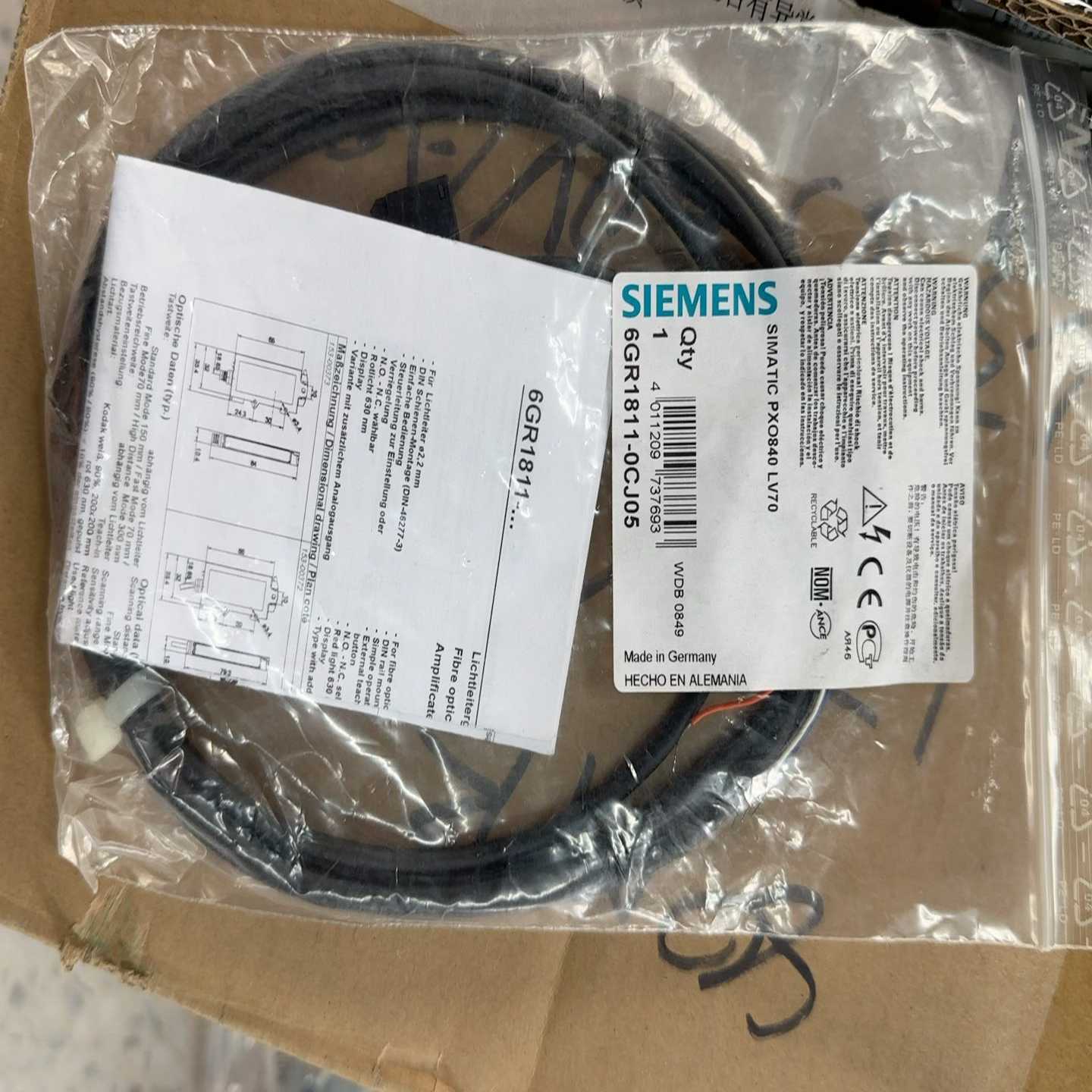 (询价)光纤放大器 6GR1811-0CJ05