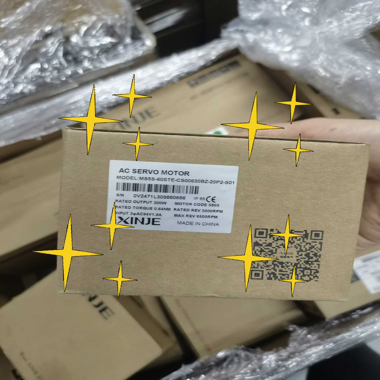 信捷200W电机MS5S-60STE-CS00630BZ（佳毅工控）