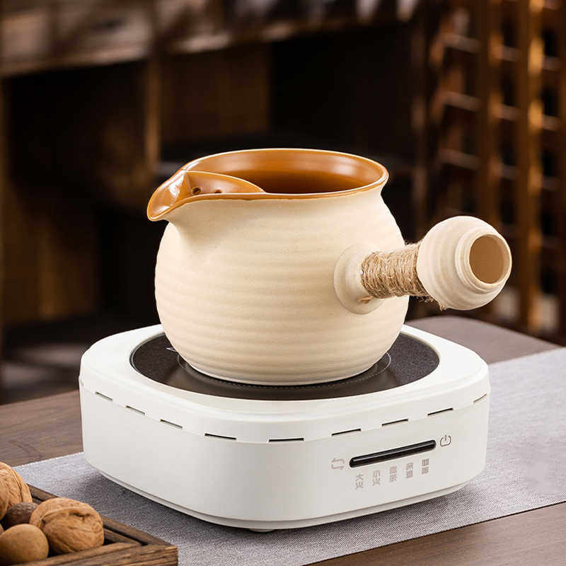 新款网红围炉煮茶罐罐茶壶家用室内自动电陶炉烤奶烤枣煮茶器