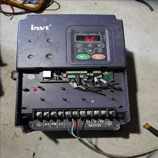耶耶电子 英威腾变频器通电如图 来 能要 模块测试没有问题
