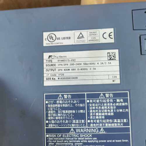 RYH401F5-VV2富士伺服驱动器，成色美丽质量【卡奥电子】