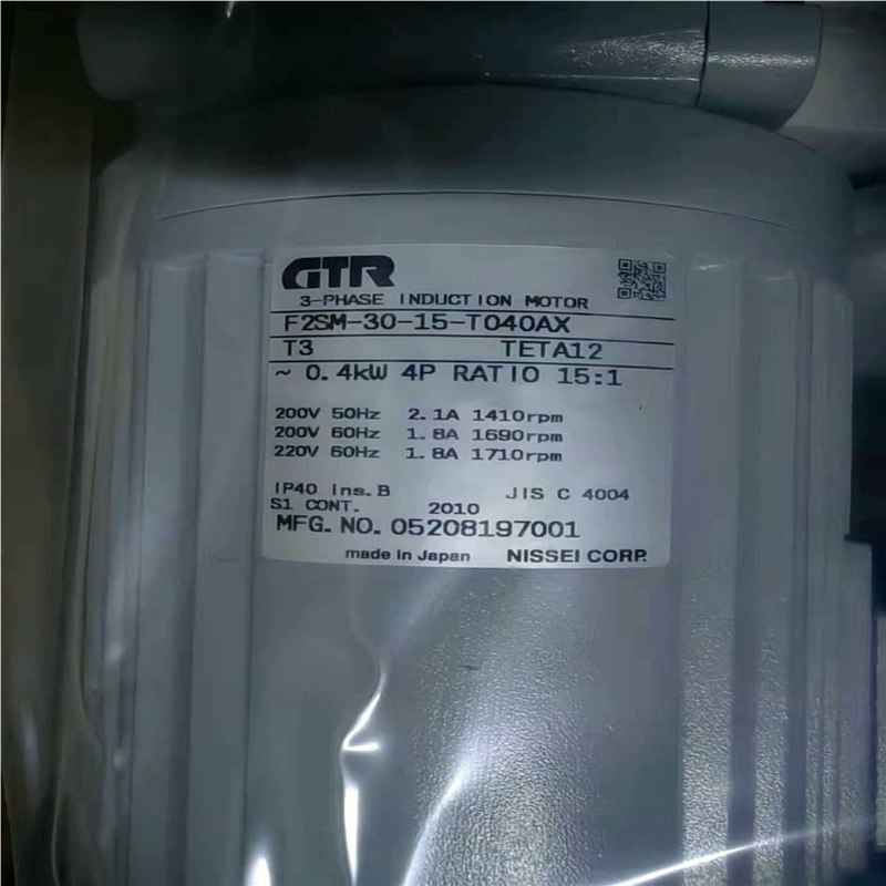 F2SM-30-15-T040AX  日精GTR电机0.4K（夫美商行）