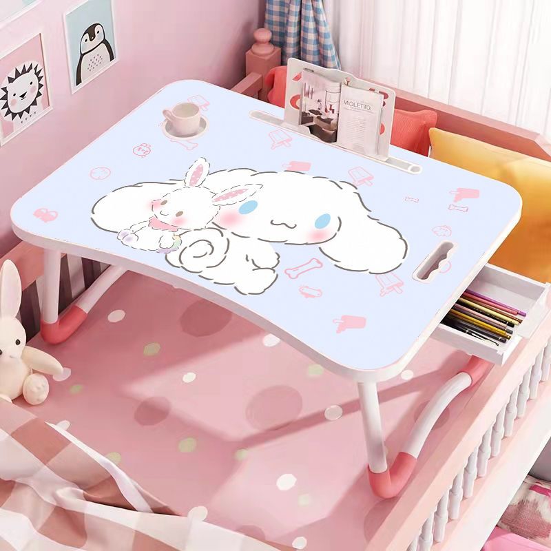 床上小桌子超稳不晃时尚卡通床上桌宿舍折叠书桌学习桌