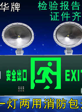 敏华消防应急灯二合一复合灯安全出口疏散灯N-ZBLZD-1LROEI12WF