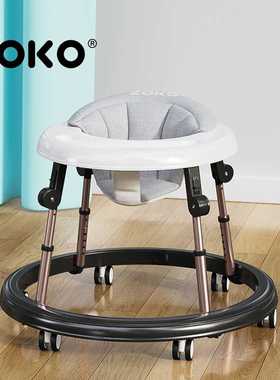 zoko婴儿学步车多功能防 侧翻o型腿男女宝宝幼儿6/7-18个月学