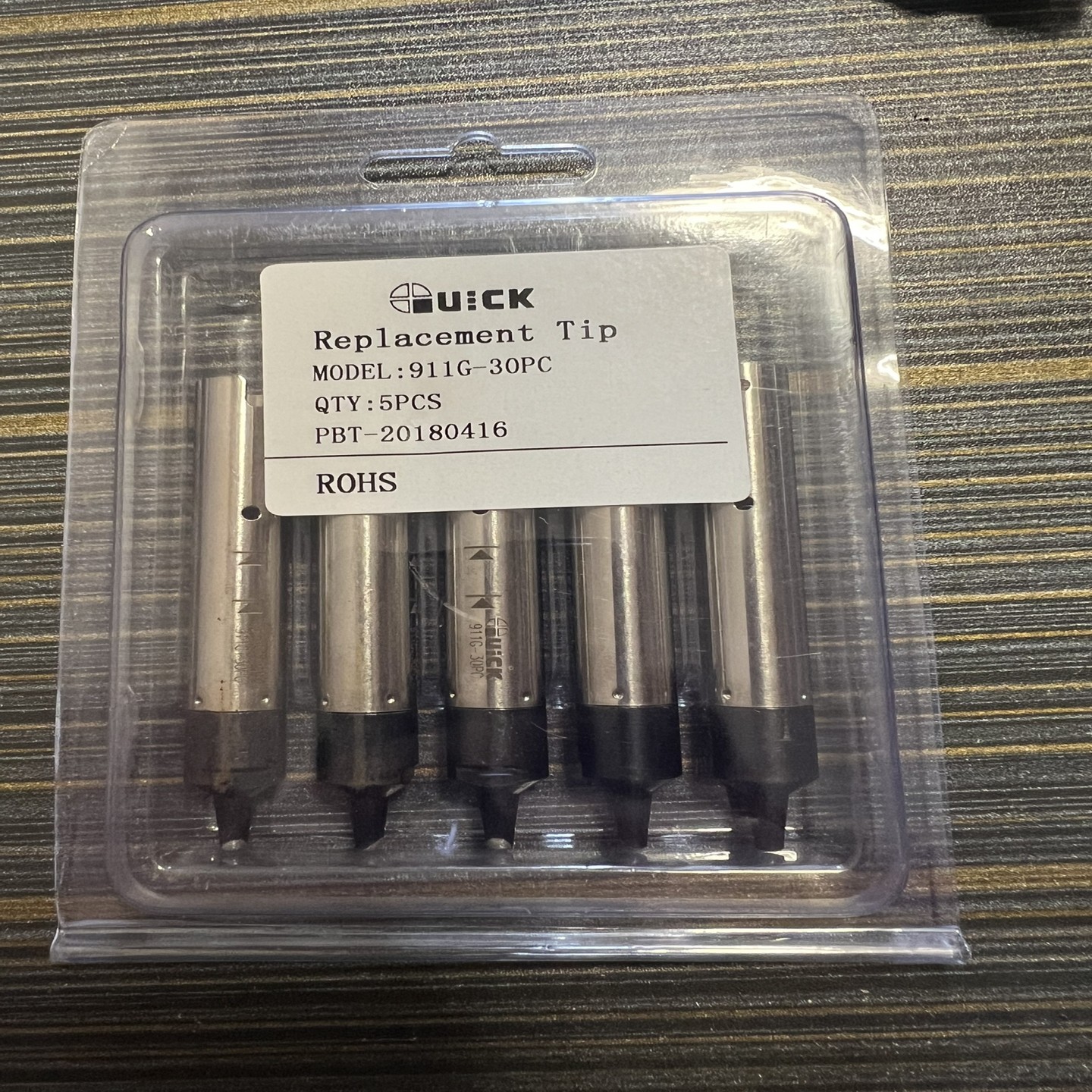 【议价】911G快克quick自动机烙铁头911G-30PC