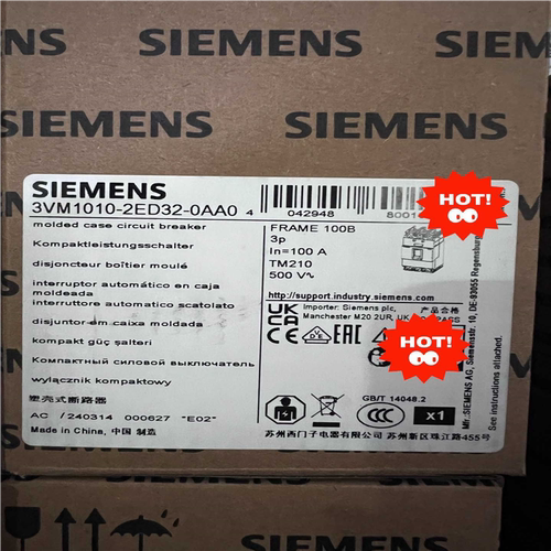3VM1010-2ED32-0AA0塑壳断路器~询价