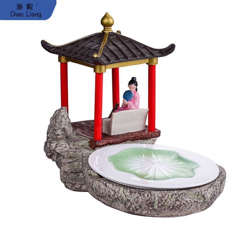 酒店特色餐具创意盘子中式复古意境菜器皿干冰餐具时尚异形包邮