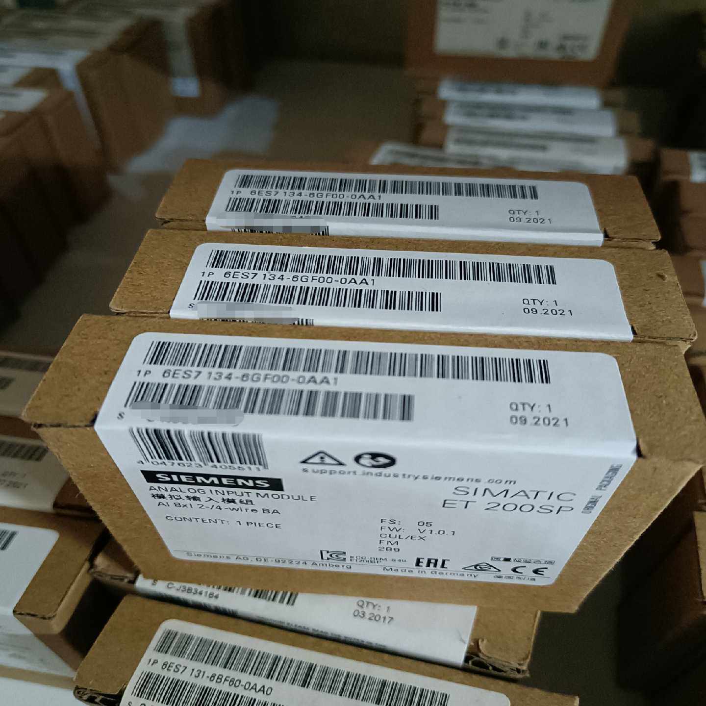 (询价)6ES7134-6GF00-0AA1未开封2个