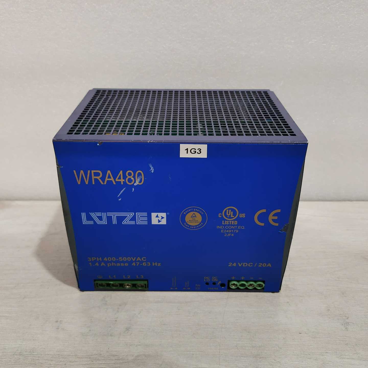 LUTZE  WRA480  電源（子云設備）