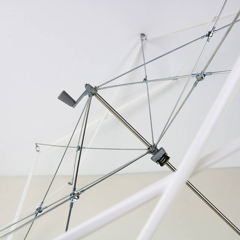 不锈钢编织工具伞架伞撑 毛线手工手摇调解绕线器 绕线机配套伞架