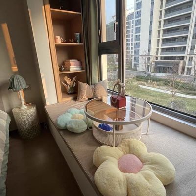 日式玻璃窗台小桌子茶几榻榻米轻奢茶桌卧室坐地矮桌阳台简约炕几