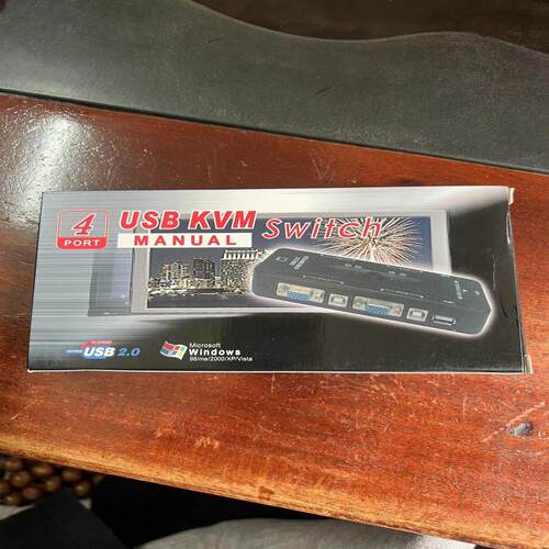 询价型号：USB-KVM-4S4口USBKVM切换器