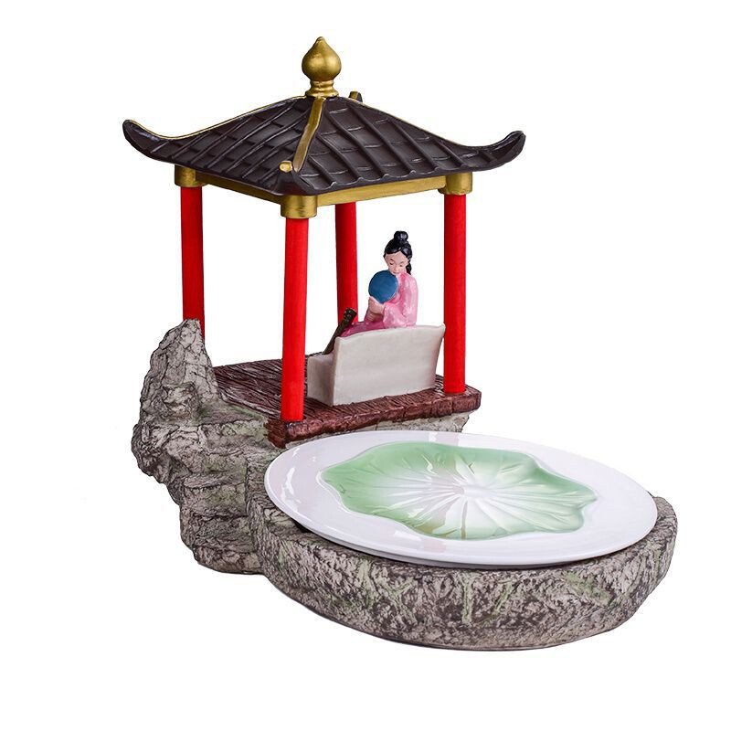 酒店特色餐具创意盘子中式复古风意境菜器皿干冰餐具时尚异安零容