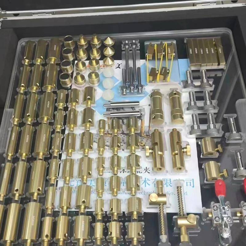 压三坐MED-400标精夹具快速工装定位具柔性板密夹具三坐夹标组合